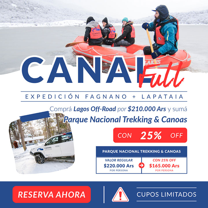 Canal Fagnano + Lapataia Sale